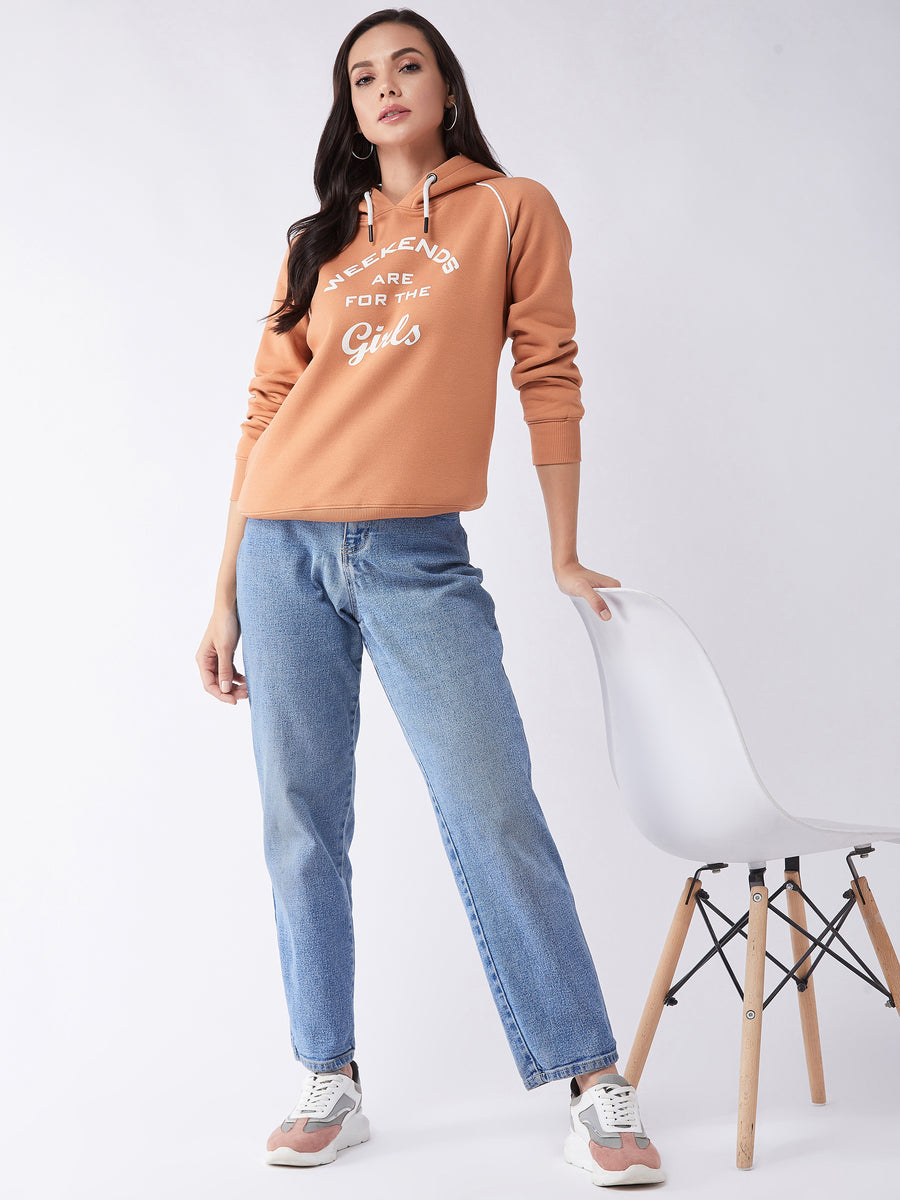 Modeve Women Printed  Sweatshirt For Winter