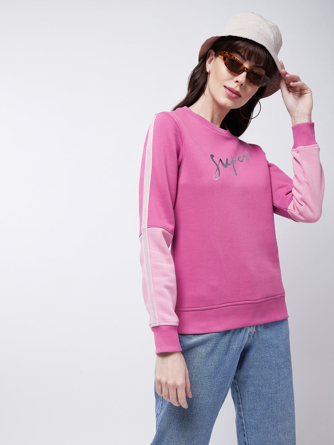 Modeve Women Typography Winter Sweatshirt