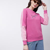 Modeve Women Typography Winter Sweatshirt