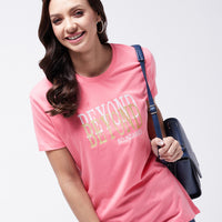 Modeve Women Round Neck Casual Printed Short T-shirts