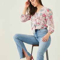 Modeve Women Fawn Floral Top