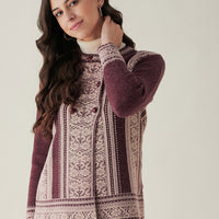 Rivza Women Ethnic Sweater for Winter