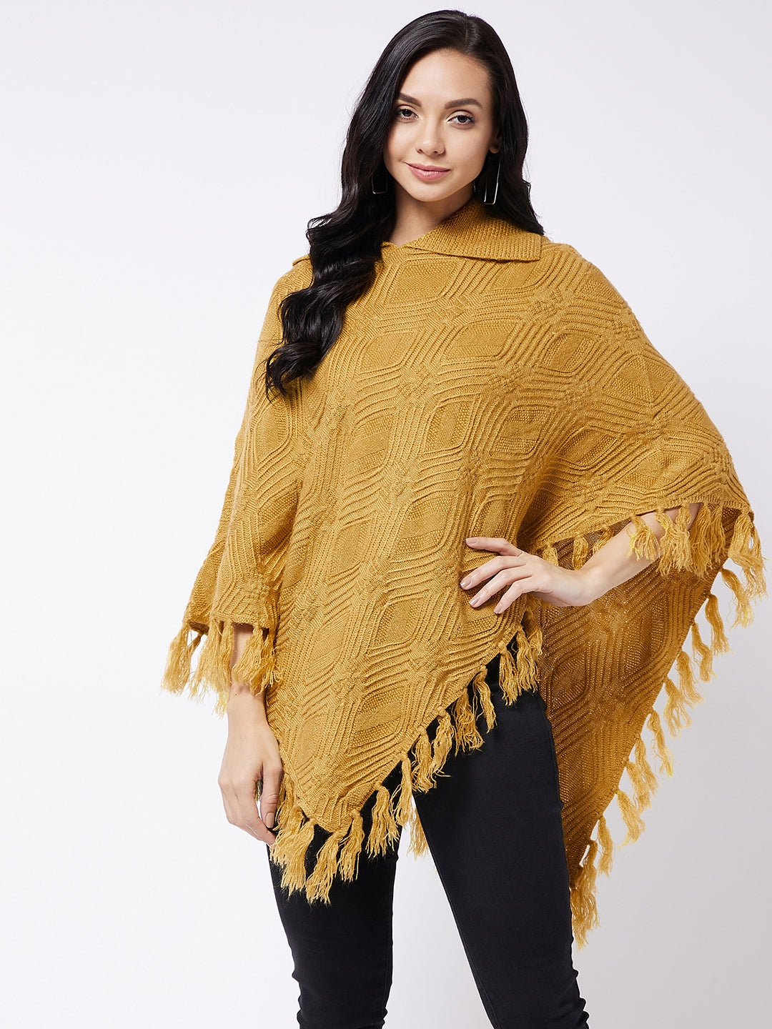 Modeve Women Casual Poncho for Winter