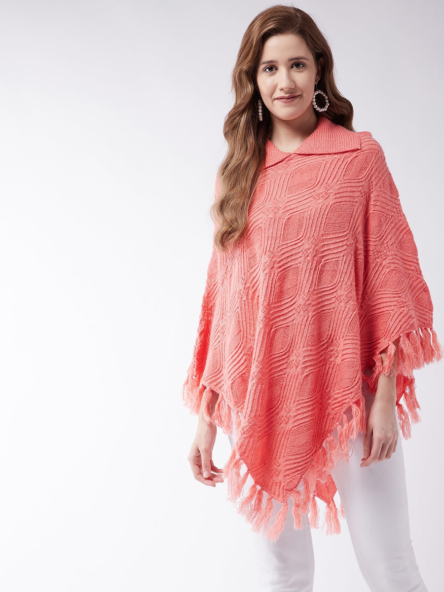 Modeve Women Casual Poncho for Winter