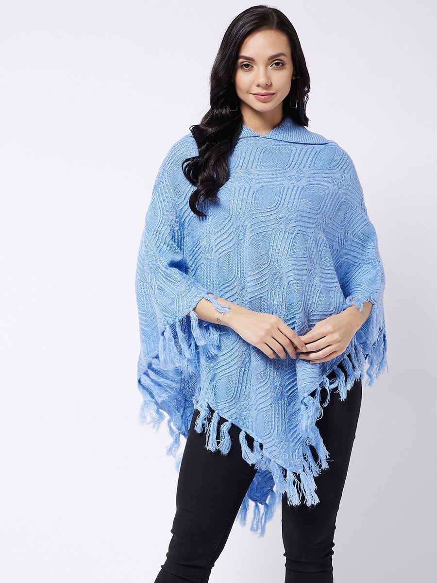 Modeve Women Casual Poncho for Winter