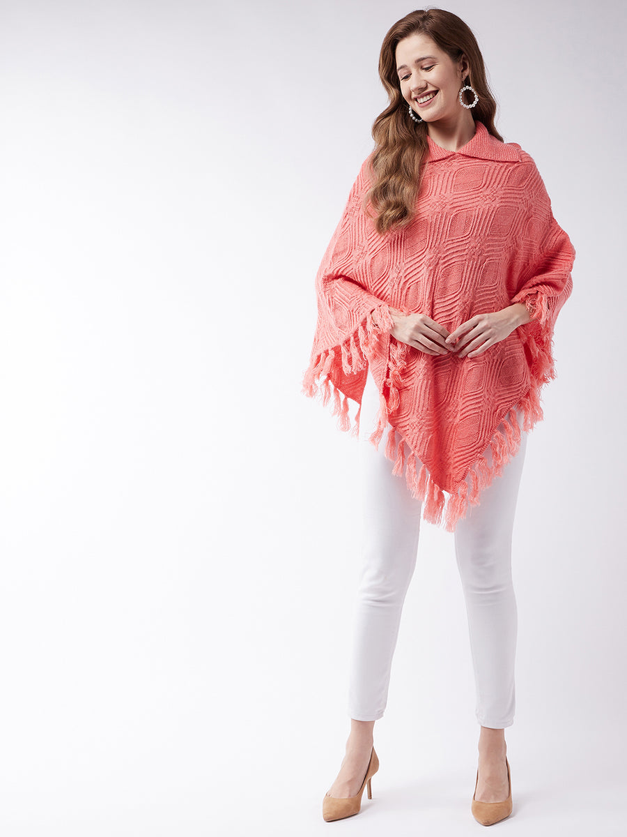 Modeve Women Casual Poncho for Winter