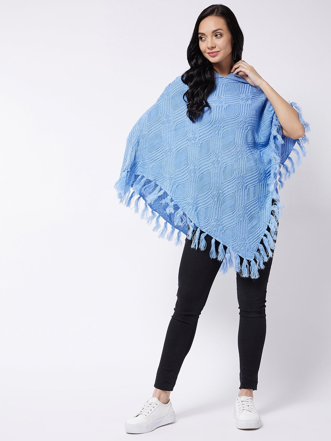 Modeve Women Casual Poncho for Winter