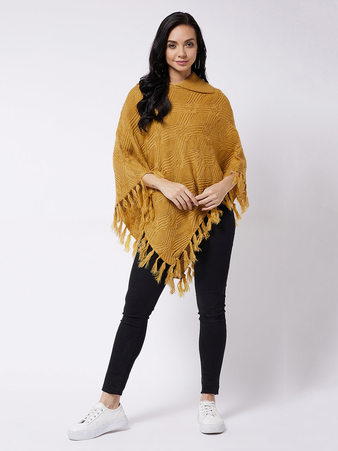 Modeve Women Casual Poncho for Winter