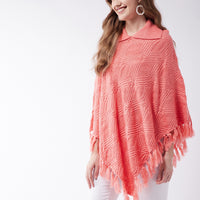 Modeve Women Casual Poncho for Winter