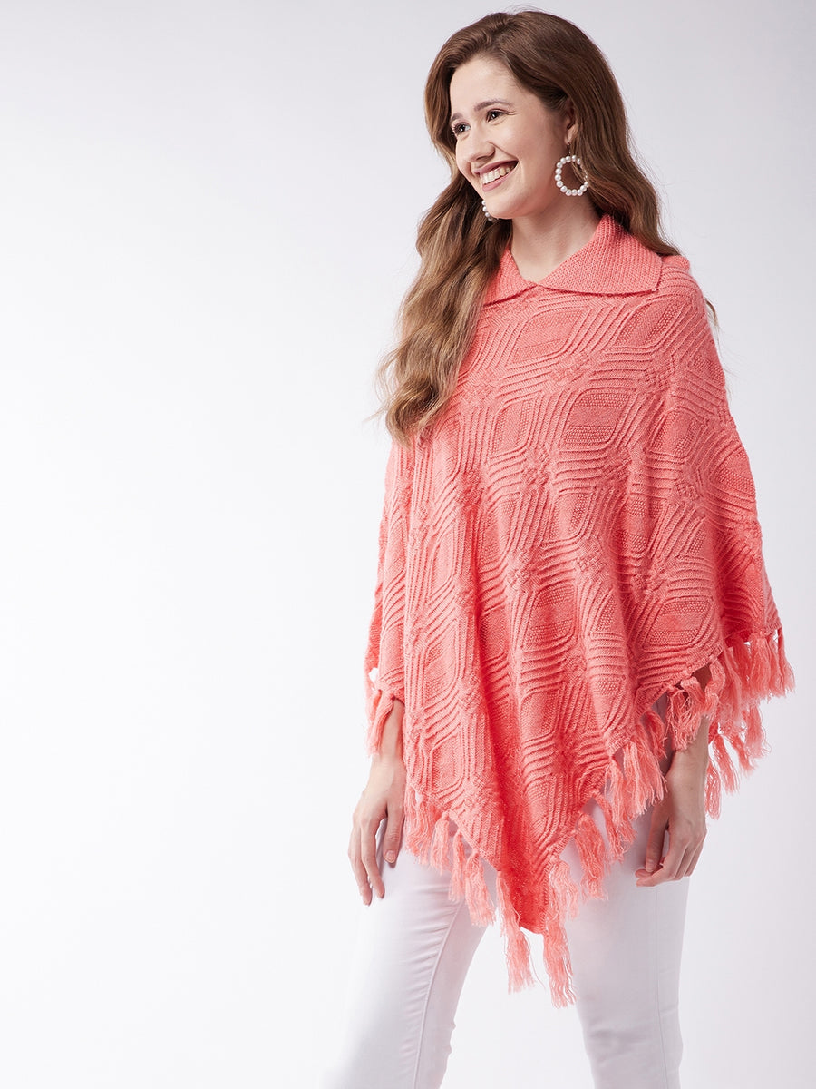 Modeve Women Casual Poncho for Winter