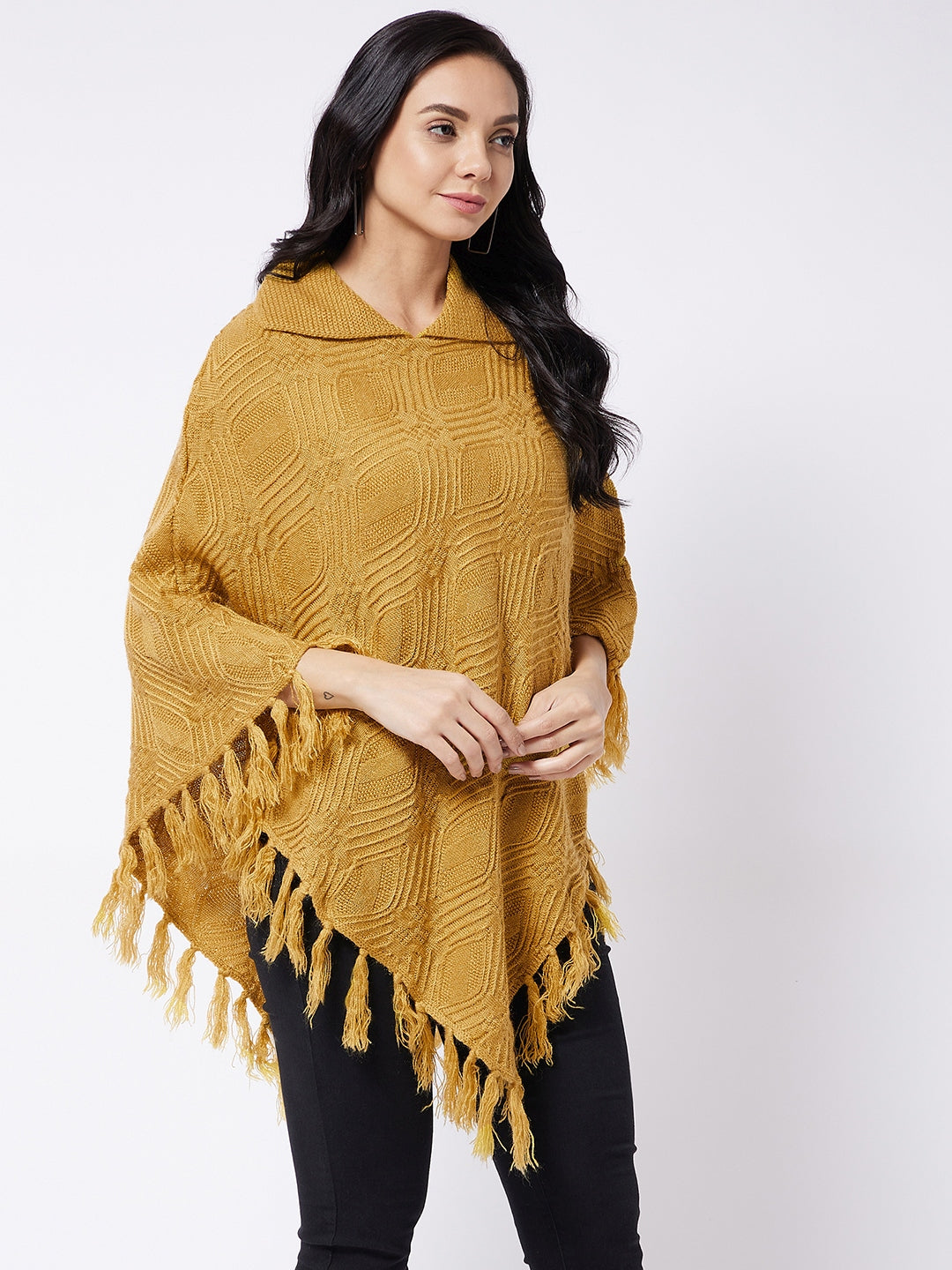 Modeve Women Casual Poncho for Winter