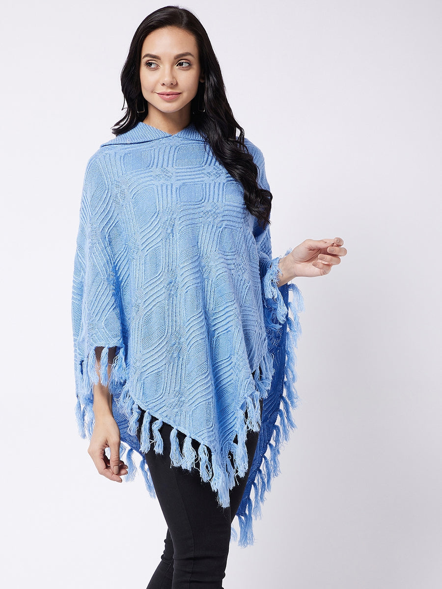 Modeve Women Casual Poncho for Winter