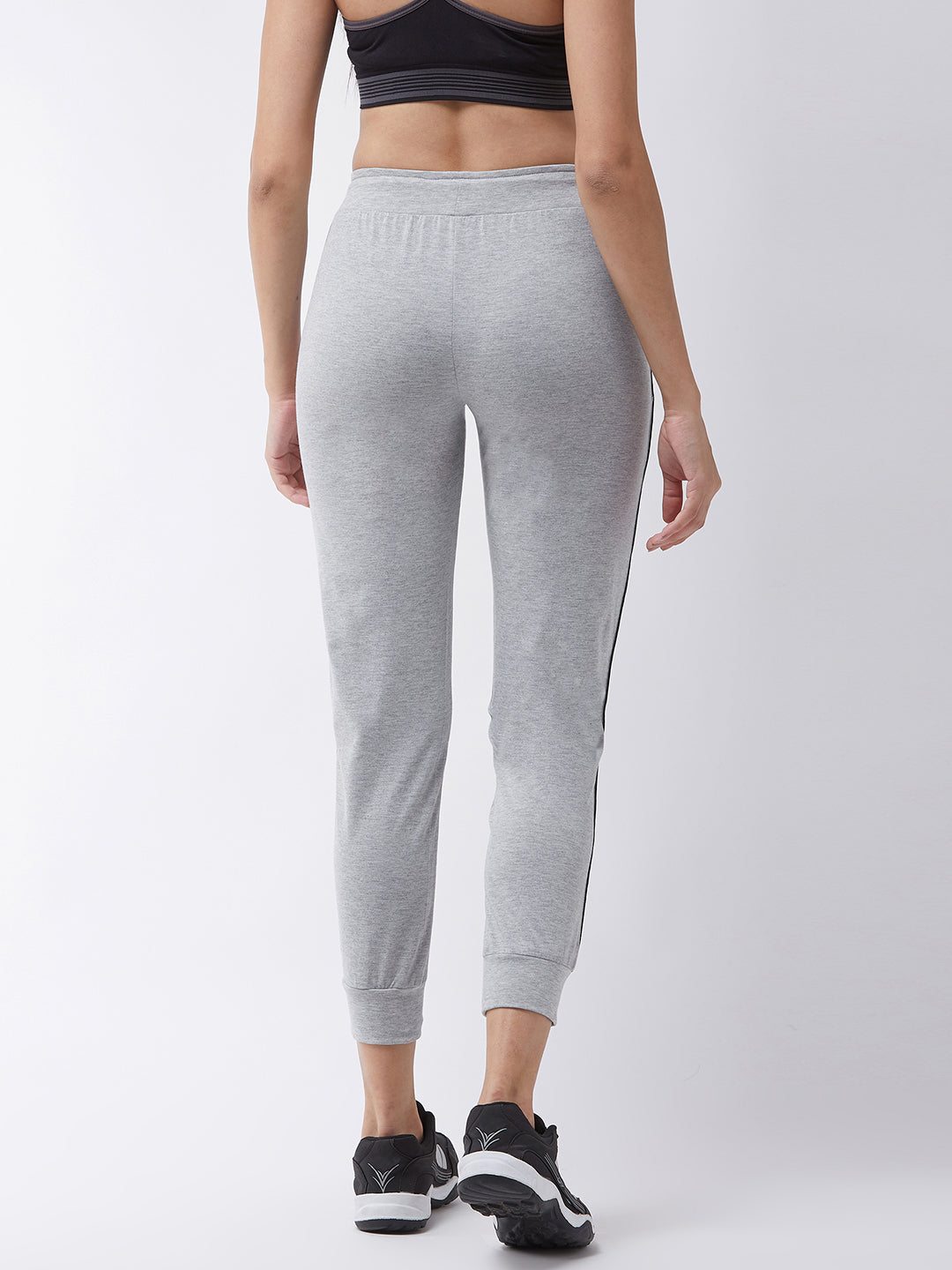 Modeve Printed Women Light Grey Track Pant