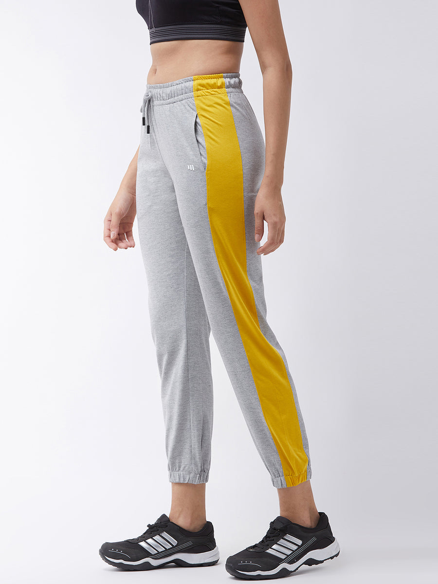 Modeve Printed Women Fog Grey Track Pant