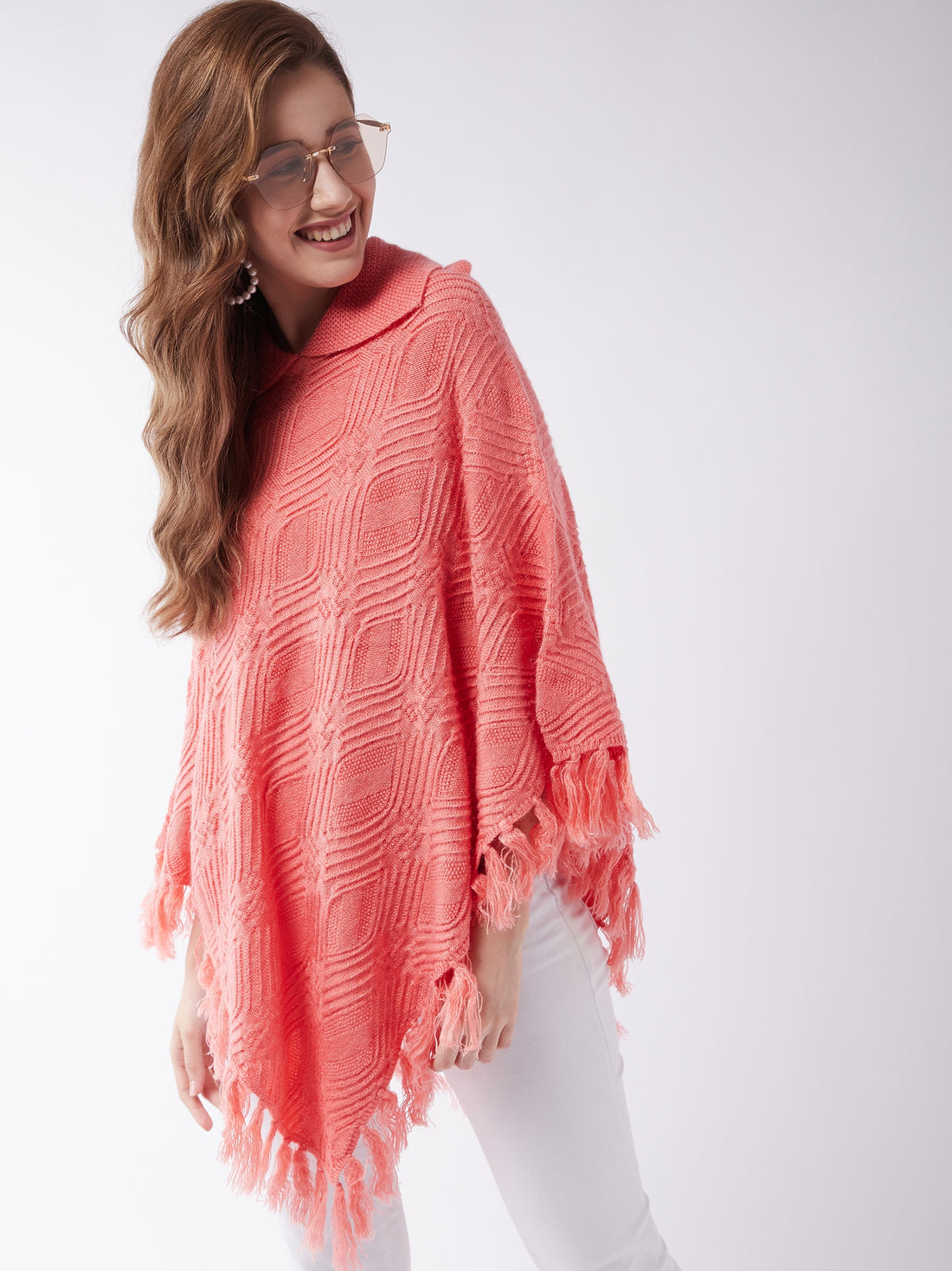 Modeve Women Casual Poncho for Winter