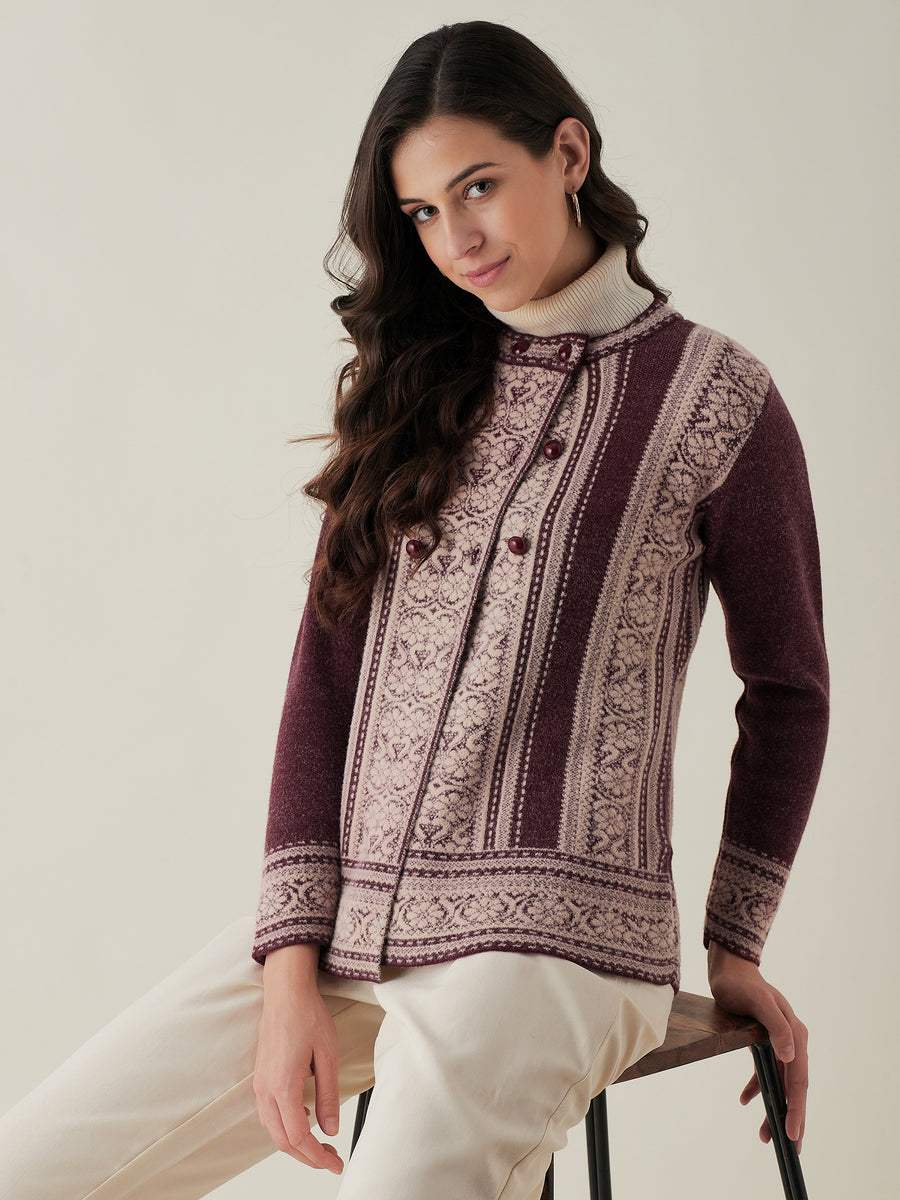 Rivza Women Ethnic Sweater for Winter